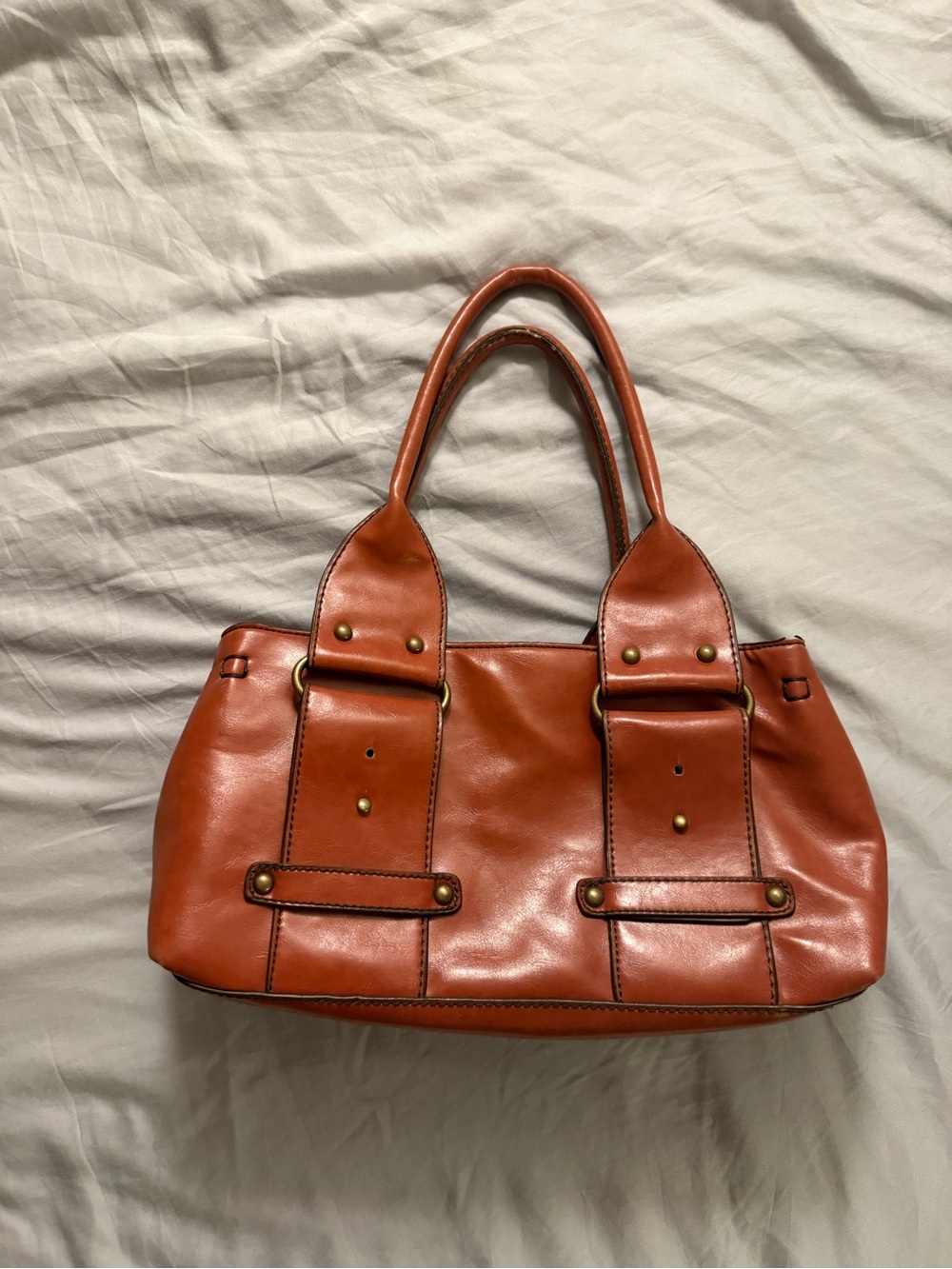 Aldo Tan Leather Handbag